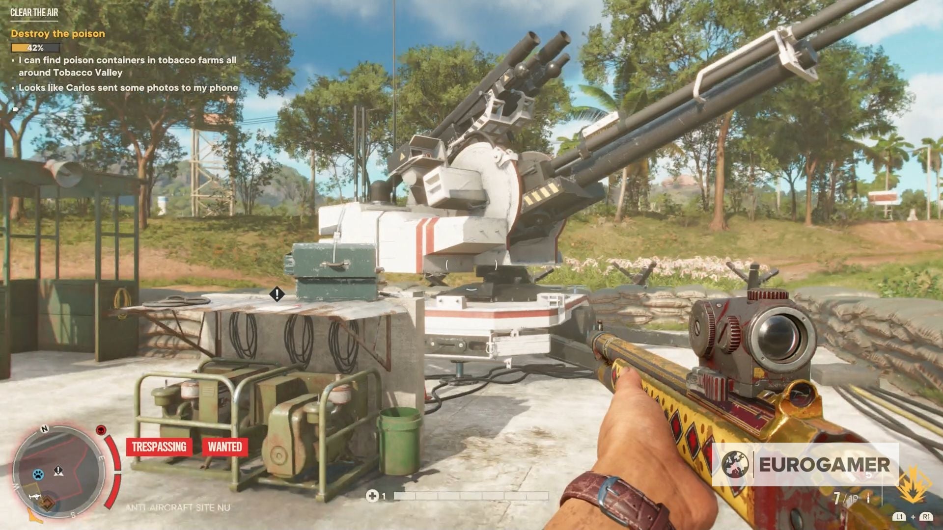 Far Cry 6 anti aircraft guns How to destroy anti aircraft guns easily